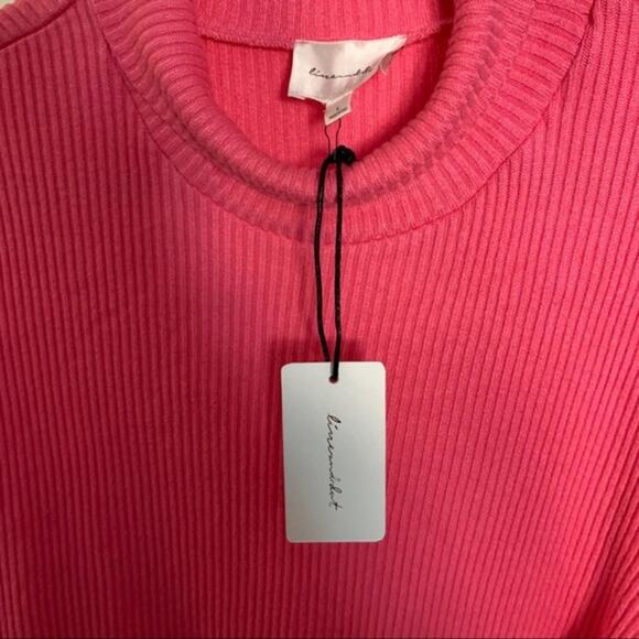 Line and Dot pink knit sweater. Turtleneck size large.‎ - Picture 5 of 8